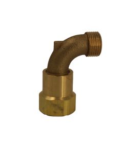 Bear-8811-ELL-Brass Swivel Elbow, 1" FPT X 3/4" GHT