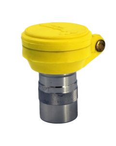 Bear-7642-Y-1" Quick Coupling Valve, Yellow Cover, NPT