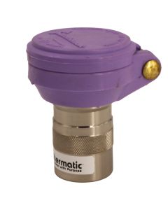 Bear-7644-L-1" Quick Coupling Valve With Non-Potable Warning Cap, NPT