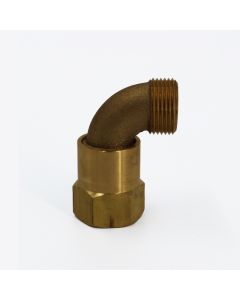 Bear-8812-ELL-Brass Swivel Elbow, 1" FPT X 1" GHT
